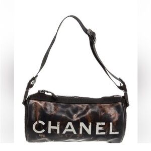 CHANEL Bag Chanel Sports Line Shoulder Bag Black